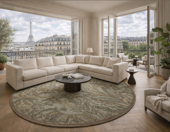 Rug size for sectional sofa
